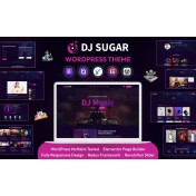 Dj Sugar Music Responsive WordPress Theme