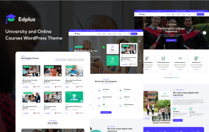 Edplus - University and Online Courses LMS WordPress Theme