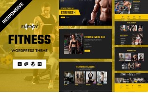 Energy - Gym & Fitness Club WordPress Elementor Theme