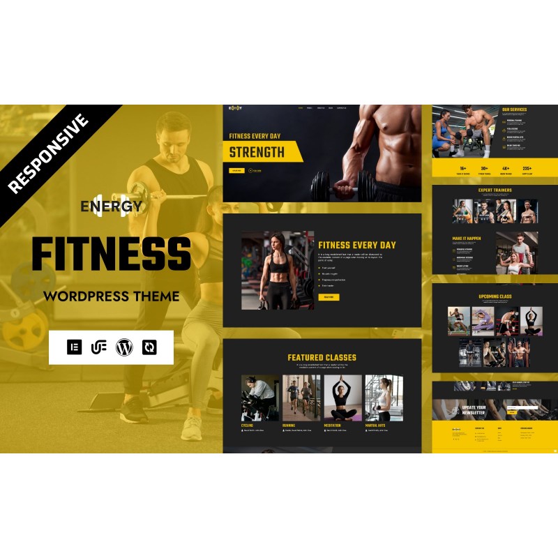 Energy - Gym & Fitness Club WordPress Elementor Theme