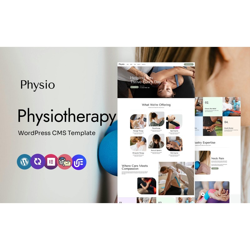 Physio - Physical Therapy and Physiotherapy Multipurpose WordPress Elementor Theme