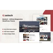 Bastech - Airlines Responsive WordPress Theme