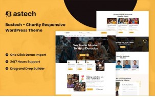 Bastech - Charity Responsive WordPress Theme