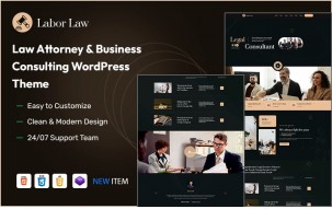 Laborlaw &ndash; Law Attorney & Business Consulting WordPress Theme