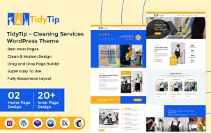 TidyTip - Cleaning Services WordPress Theme