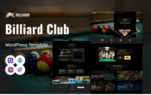 Billiard Haven - Pool And Billiards Club WordPress Elementor Theme