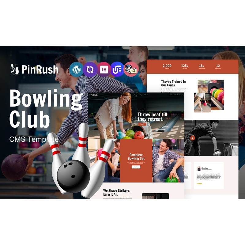PinRush - Bowling Studio Multipurpose Responsive WordPress Theme