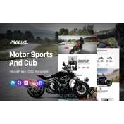 Probike - Motor Sports And Cub Multipurpose WordPress Elementor Theme