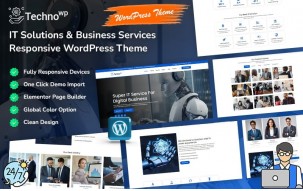 Technowp - IT Solutions & Business Services Responsive WordPress Theme