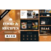 Yum Zone - Recipes & Cooking Tips WordPress Elementor Theme