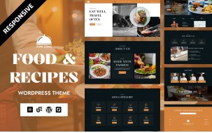 Yum Zone - Recipes & Cooking Tips WordPress Elementor Theme