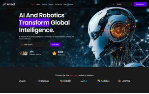 Aitect - Artificial Intelligence & Technology Wordpress Theme