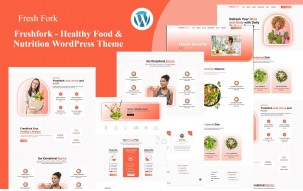 Fareshfork - Healthy Food & Restaurant Nutrition WordPress Theme