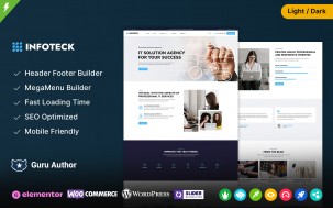 Infoteck - Technology IT Solutions & Business Consultant WordPress Theme
