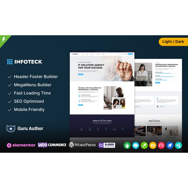Infoteck - Technology IT Solutions & Business Consultant WordPress Theme
