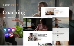 Lifevibe - life Coaching Club Multipurpose Responsive WordPress Theme