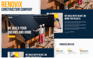 Renovix- Construction and Building Company WordPress Theme