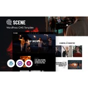 Scene&ndash; Cinema and Film Production Multipurpose WordPress Elementor Theme