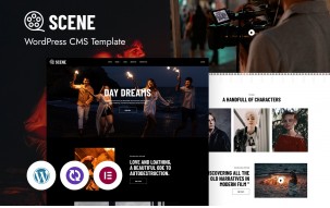 Scene&ndash; Cinema and Film Production Multipurpose WordPress Elementor Theme