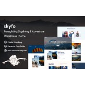 Skyfo - Paragliding Skydiving And Adventure WordPress Theme