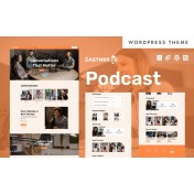 CastMiix - Audio Podcast & Streaming WordPress Elementor Theme