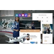 AeroBase - Flight School Multipurpose Responsive WordPress Theme