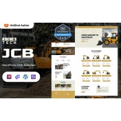 Jcb Tech - JCB Loader & Heavy Duty Machines WordPress Elementor Theme