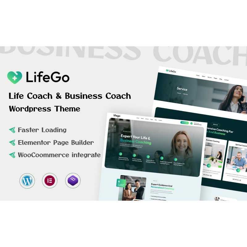 Lifego - Life and Business Coach WordPress Theme