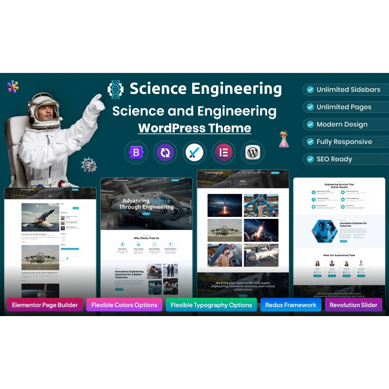 Science & Engineering WordPress Theme