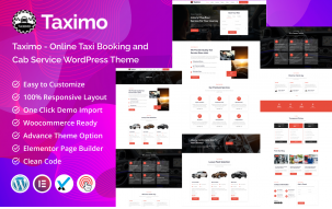 Taximo - Online Taxi Booking and Cab Service WordPress Theme
