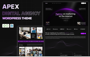 Apex - Creative Portfolio & Digital Agency WordPress Theme