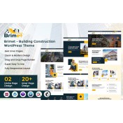 Brimet - Building Construction WordPress Theme