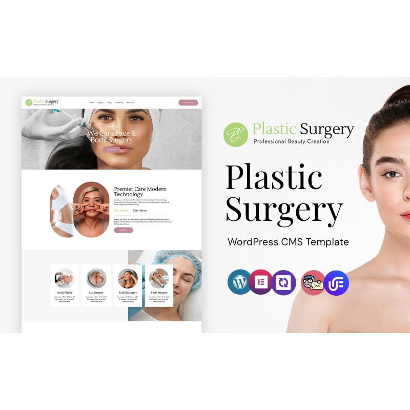 Plastic Surgery - Plastic Surgery And Aesthetic WordPress Elementor Theme