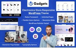 Gadgets - Electronics Store Responsive WordPress Theme