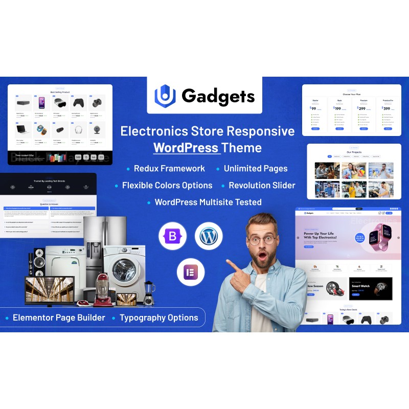 Gadgets - Electronics Store Responsive WordPress Theme