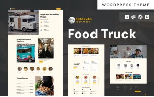 Snackvan - Street Food & Food Truck WordPress Elementor Theme