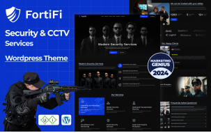 FortiFi - Safety Bodyguard & Modern Security Services WordPress Theme