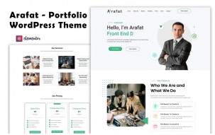 Arafat &ndash; Personal Portfolio WordPress Theme