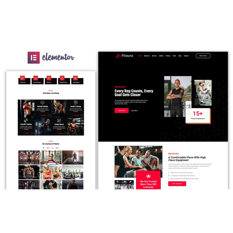 Fitaura - Gym & Fitness WordPress Theme