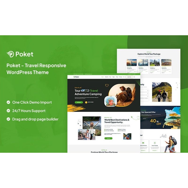 Poket -Travel WordPress Theme