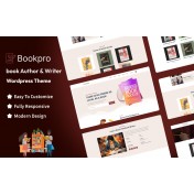 Bookpro - Book Author And Writer Wordpress Theme