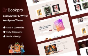 Bookpro - Book Author And Writer Wordpress Theme