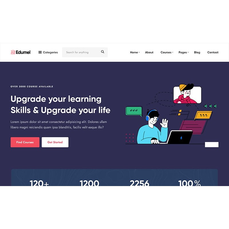 Edumel - Education LMS WordPress Theme