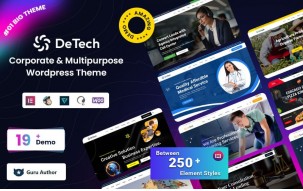 Detech - Corporate & Multipurpose Responsive WordPress Theme