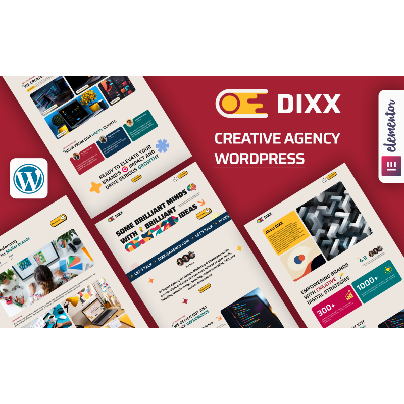 Dixx - Digital Agency, IT Solutions & Business Consulting WordPress Theme