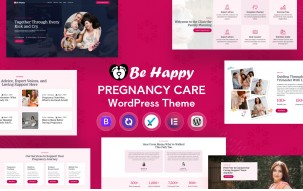 Be Happy &ndash; Pregnancy Care WordPress Theme