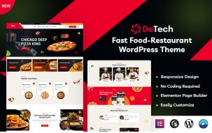 Detech - Fast Food WordPress Theme