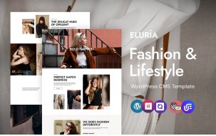 Elur&iacute;a - Fashion & Lifestyle WordPress Elementor Theme