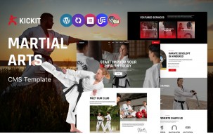 KickIt - Martial Arts School and Club Multipurpose Responsive WordPress Theme