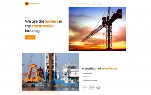 Construction Business WordPress Theme